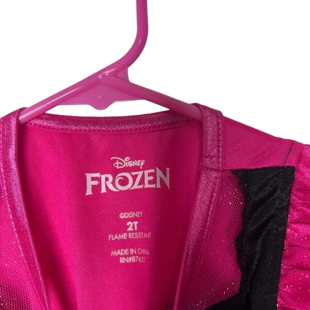 Disney Frozen ll Anna Pink Costume Fancy Nightgown Gown Size 2T Toddler Girl - Picture 6 of 10